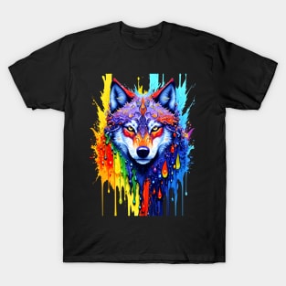 The Vibrant Wolf Spirit T-Shirt